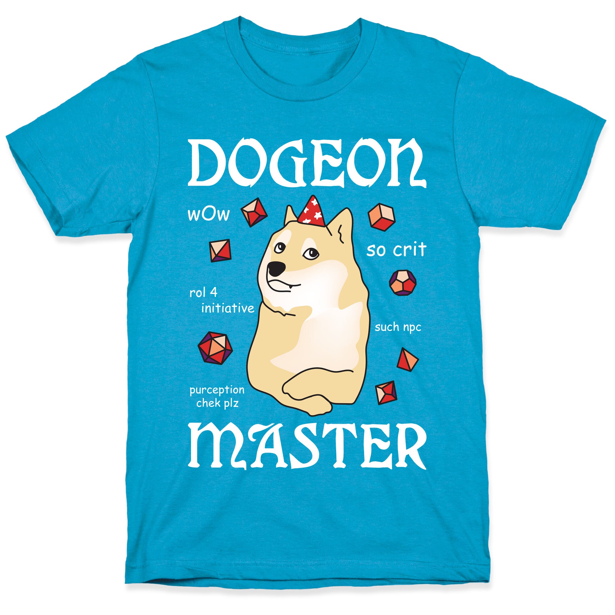 Dogeon Master Doge DM Unisex Triblend Tee